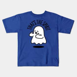 That's the spirit cute ghost thumbs up Halloween Kids T-Shirt